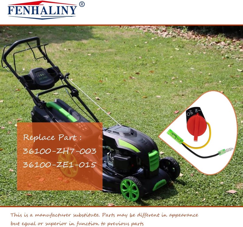 Fenhaliny ON Off Engine Stop Switch 36100-ZE1-015 Compatible with Honda GX120 GX160 GX200 GX240 GX270 GX340 GX390 Re - Image 3